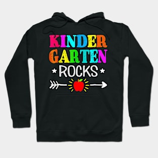 Vintage Kindergarten Rocks Teacher Student Back To School Hoodie